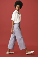 The Colette Cropped Wide-Leg Pants by Maeve