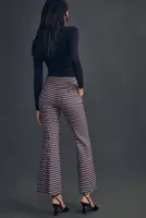 Maeve Striped Kick Flare Pants