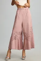 By Anthropologie Silky Palazzo Pants