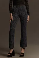 The Margot Kick-Flare Cropped Pants by Maeve: Argyle Edition