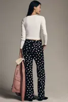 The Naomi Ponte Wide-Leg Flare Pants by Maeve: Printed Edition