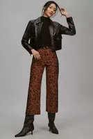 The Colette Cropped Wide-Leg Pants by Maeve