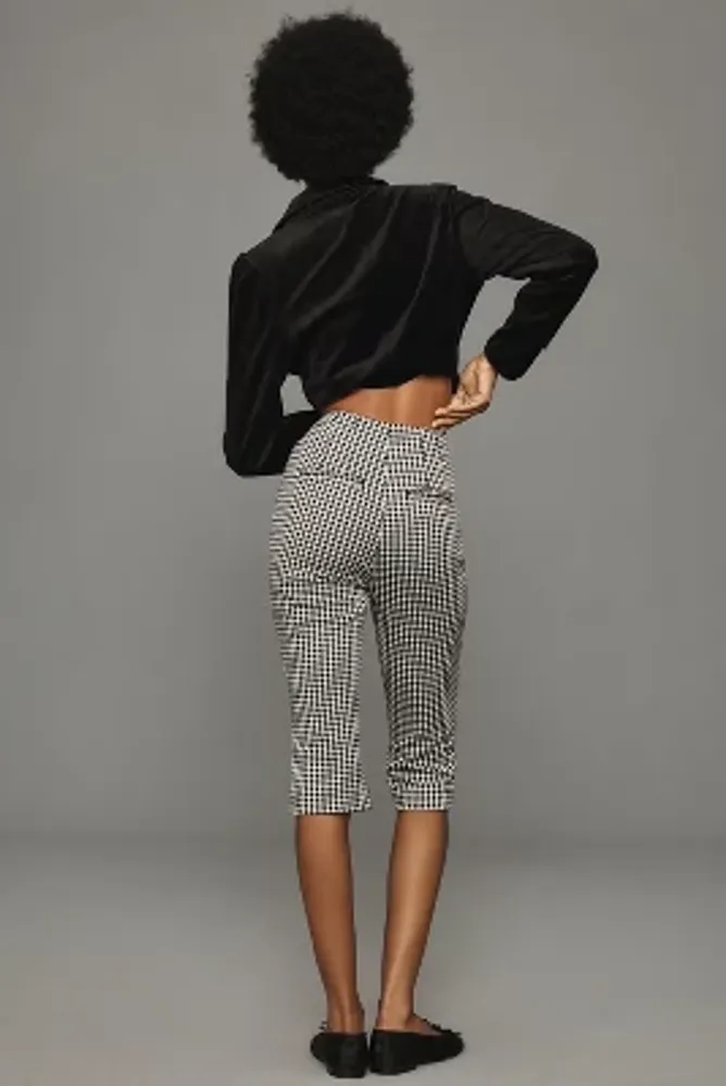 Maeve Gingham Capri Pants