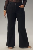 The Junie High-Rise Flare Pants by Maeve