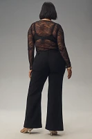 The Junie High-Rise Flare Pants by Maeve