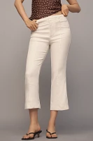 Maeve Linen 70s Slim Crop Pants