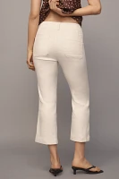 Maeve Linen 70s Slim Crop Pants