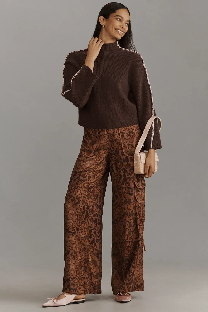 By Anthropologie Palazzo Utility Pants