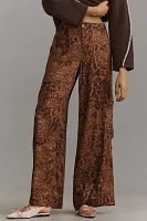 By Anthropologie Palazzo Utility Pants