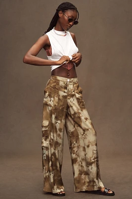 By Anthropologie Palazzo Utility Pants