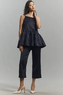 By Anthropologie Tapered Cropped Trousers