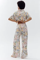 The Brooklin Wide-Leg Pull-On Pants: Printed Edition