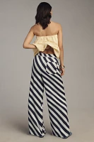 The Brooklin Wide-Leg Pull-On Pants: Printed Edition