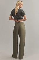 Mare x Anthropologie Belted Wide-Leg Trousers