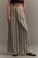 Mare Linen Striped Wide-Leg Pants