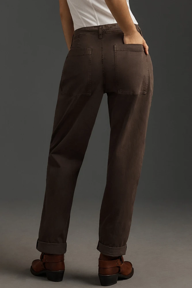 Pilcro Low-Rise Chino Pants