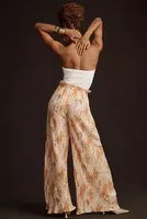 Significant Other Marlie Printed Plissé Pants