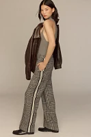 By Anthropologie Pull-On Plaid Track Pants