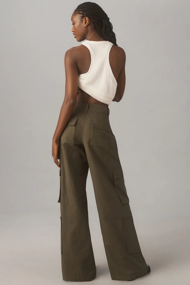 Sanctuary Ott Wide-Leg Cargo Pants