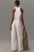 Sanctuary The Marine Linen Wide-Leg Pants