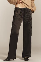 Sanctuary Satin Cargo Pants