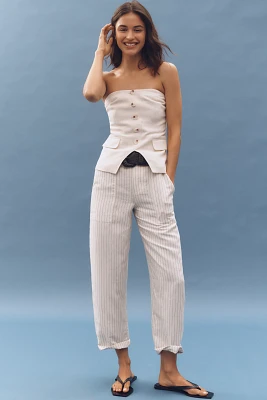 Sanctuary Relaxed Linen Blend Cruiser Pants