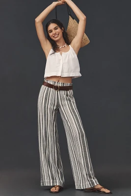 Sanctuary Relaxed Cotton Pull-On Pants