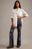 Farm Rio Jungle-Print Flare Pants