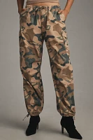 Pilcro Printed Camo Parachute Pants