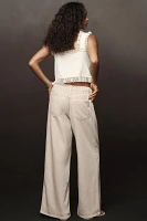 Pilcro Tie-Waist Wide-Leg Trousers