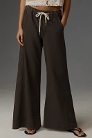 The Adi Mid-Rise Relaxed Flare Pants by Pilcro: Pull-On Edition