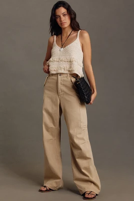 Denimist Wide-Leg Cargo Pants