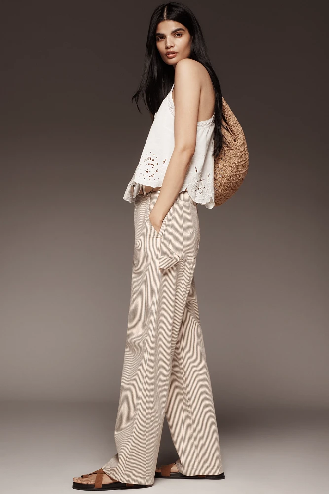 Denimist Teri Wide-Leg Carpenter Pants