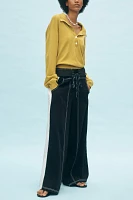 Pilcro Reworked Wide-Leg Sport Pants