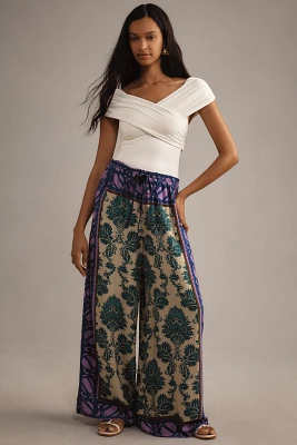 Plenty by Tracy Reese Drawstring Wide-Leg Pants