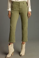 AMO Easy Relaxed Crop Straight-Leg Pants