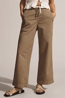 AMO Marian Linen Blend Drawstring Pants