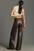 rag & bone Sofie Faux-Leather Wide-Leg Pants