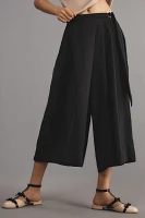 By Anthropologie Belted Skirty Culottes