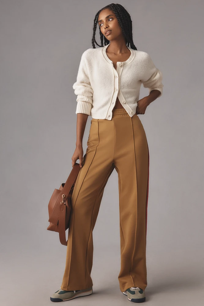 Maeve Pull-On Track Trouser Pants