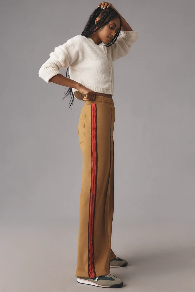 Maeve Pull-On Track Trouser Pants