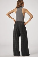 Maeve Printed Wide-Leg Trousers