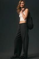 The Izzie Relaxed Pull-On Barrel Pants by Pilcro: Linen Edition