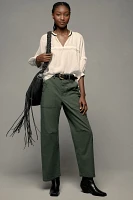 The Millie Low-Slung Barrel Pants by Pilcro