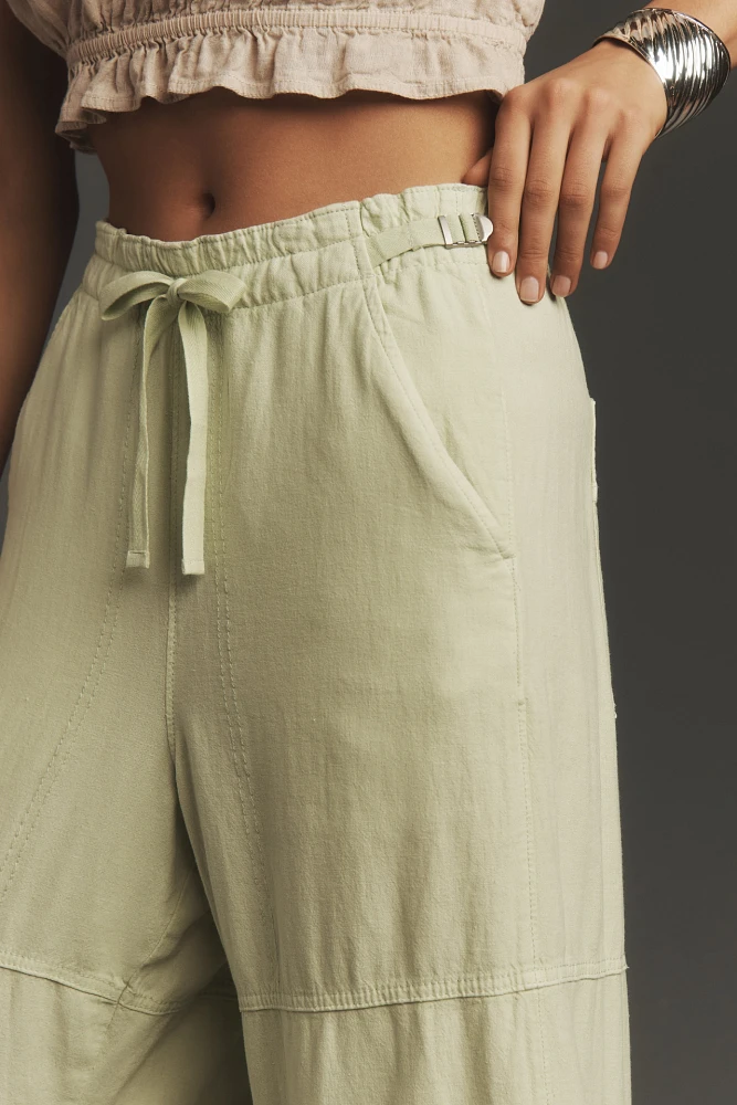 Pilcro Linen Beach Cargo Pants