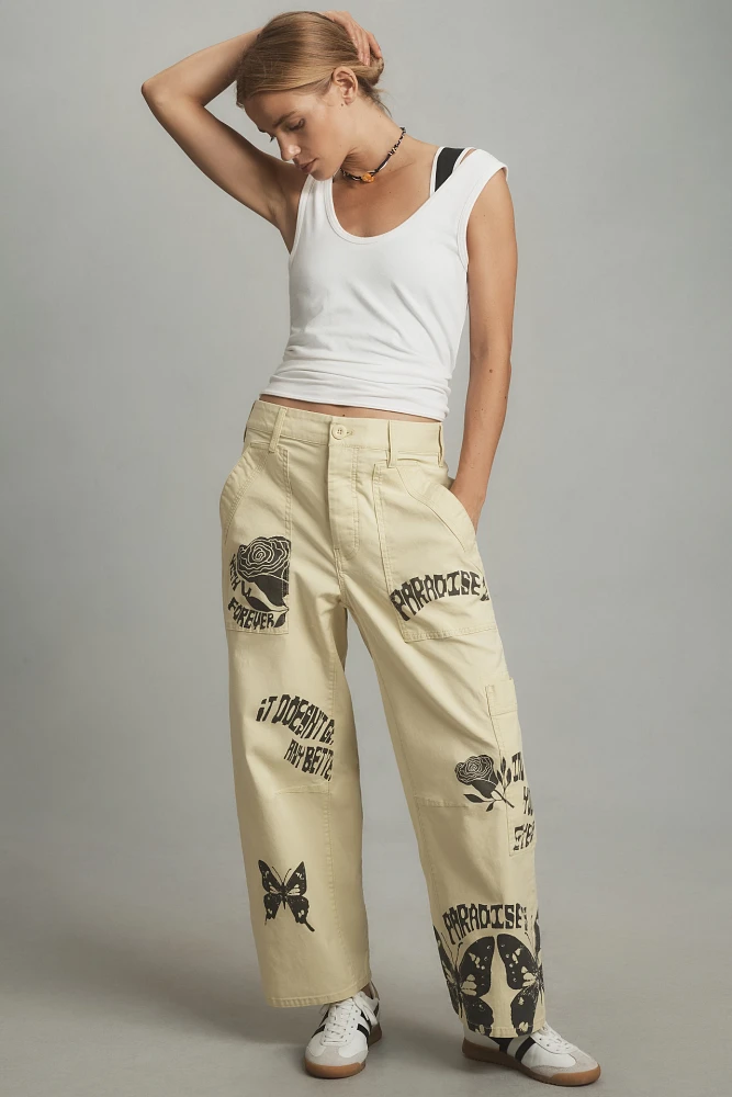 The Millie Low-Slung Barrel Pants by Pilcro: Allison Marie Garcia