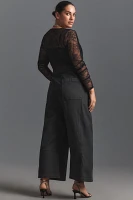 The Izzie Relaxed Pull-On Barrel Pants by Pilcro