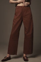 The Izzie Relaxed Pull-On Barrel Pants by Pilcro