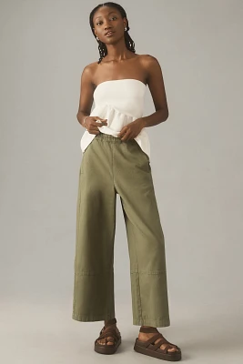 The Izzie Relaxed Pull-On Barrel Pants by Pilcro