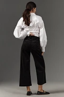 The Colette Cropped Wide-Leg Pants by Maeve: Corduroy Edition